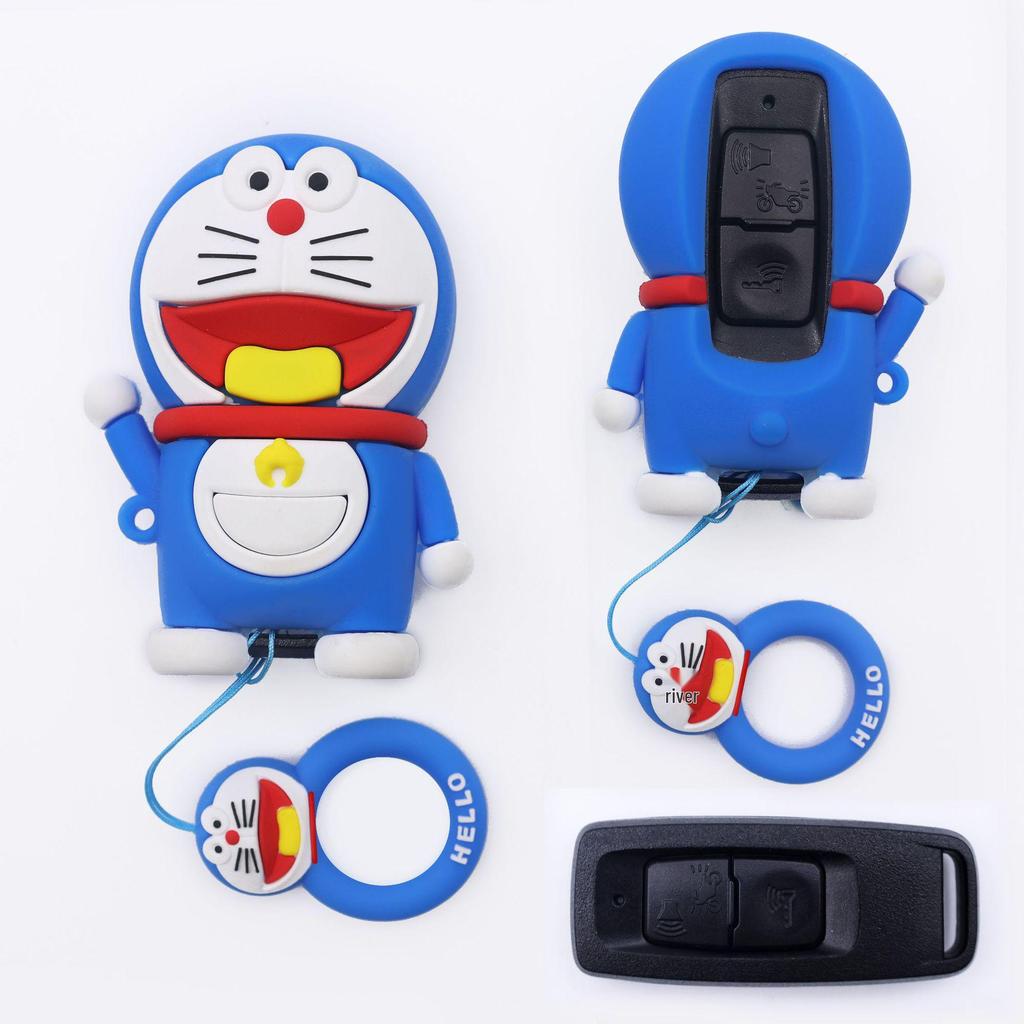 Cat Paw Cartoon Key Cover for Yamaha & Honda Motorcycles