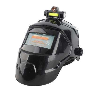Automatic Dimming Welding Facemask Large View True Color Auto Darkening Welding Facemask 130℃ High Temperature Resistant