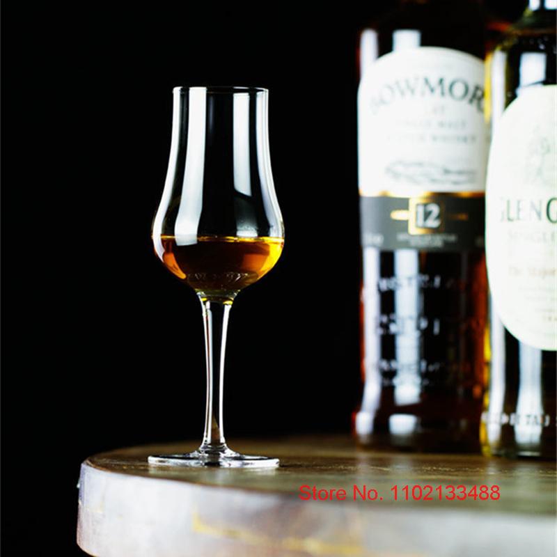 Calice Professionale per Whisky Single Malt Scozzese Bicchierino in Cristallo per Brandy Cognac Degustazione Tazza per Aromi da Collezione Bicchiere per Vino Bianco