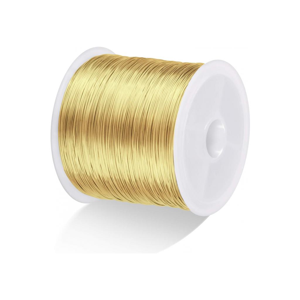 Soft Golden Brass Wire Bare Copper Wire Line Make Shape Metal Wire For DIY Making Dia 0.1-3mm
