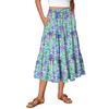 Gonna Maxi da Donna Coulisse Vita Alta Estiva Gonne Lunghe Leggere a Balze Fluide Floreali Plissettate