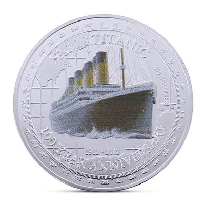 100° anniversario del Titanic Collezione di monete commemorative Regalo Souvenir Arte Metallo antico