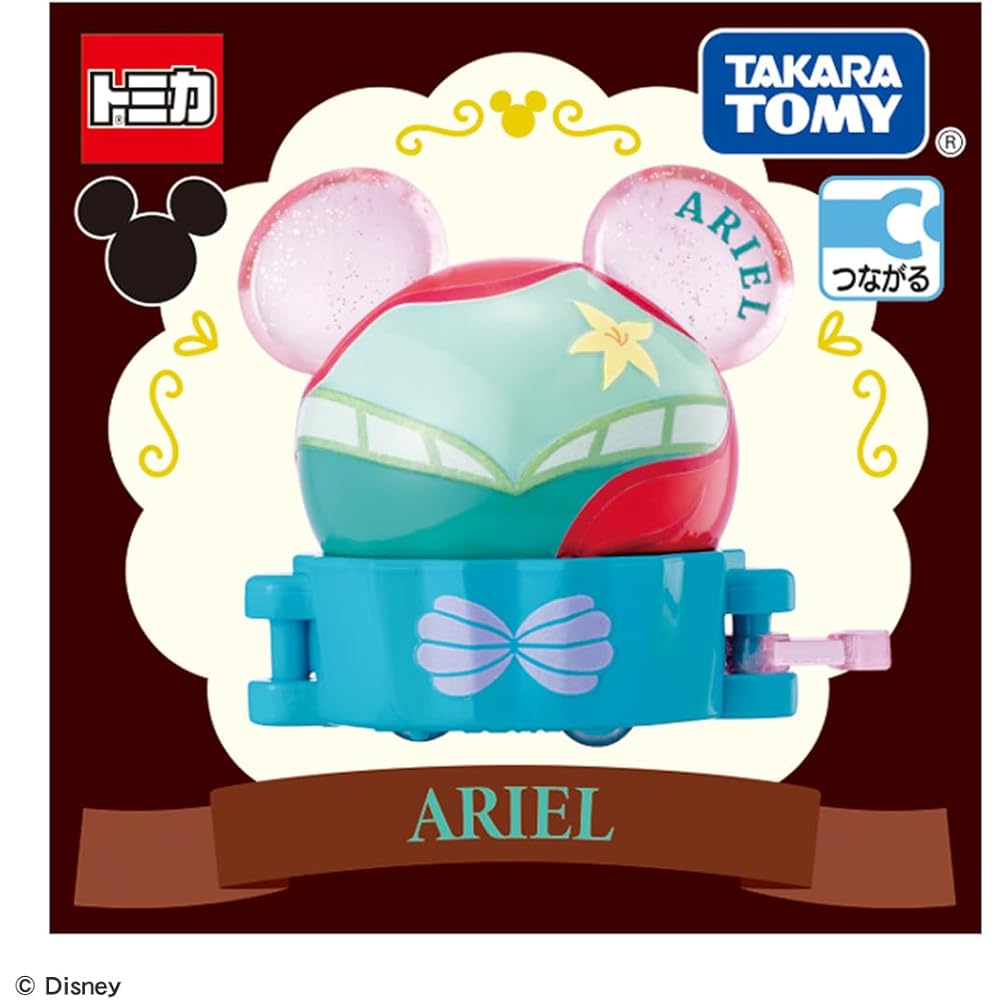 Takara Tomy Tomica Dream Tomica SP Disney Tomica Parade Ariel Sweets Float Toy Mini Car for Ages 3 and Up