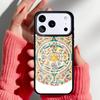 Mayan Calendar Wood Pattern Phone Case for iPhone 17 16 15 14 13 Pro Max Back Cover for 12 11 Pro Coque