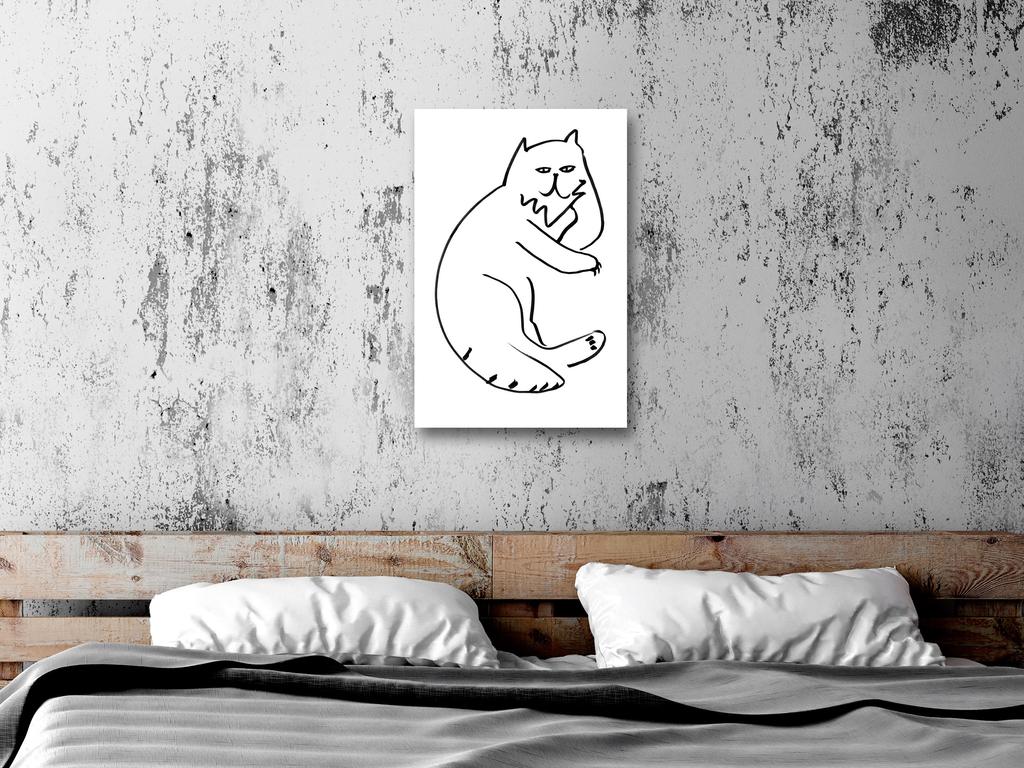 Image - Cat Relaxation (1-Part) Vertical