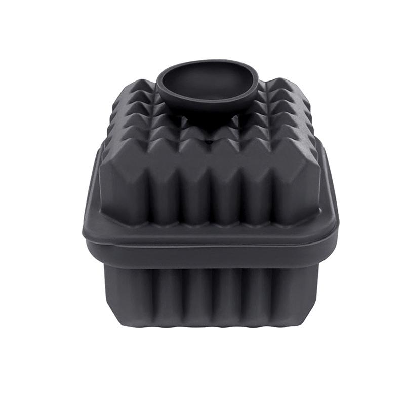 Prism Ice Mold, Etched Ice Cube Mold, Single Ice Tray With Funnel, Square Whiskey Ice Cube Maker