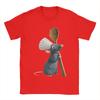 Men Tshirts Ratatouille Chef Remy With Spoon Casual Pure Cotton Tee Shirt Short Sleeve T Shirts Crew Neck Clothes Gift Idea