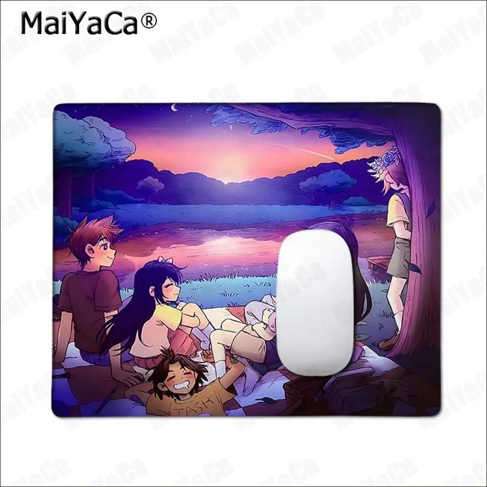 OMOCAT Omori Pattern  Mousepad Rubber Small Thickened Mouse Pad Gaming Keyboard  Office Supplies Room Decor for PC Mouse Carpet