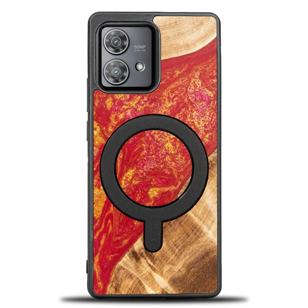 Bewood Unique case for Motorola Edge 40 Neo - Neons - Paris with MagSafe