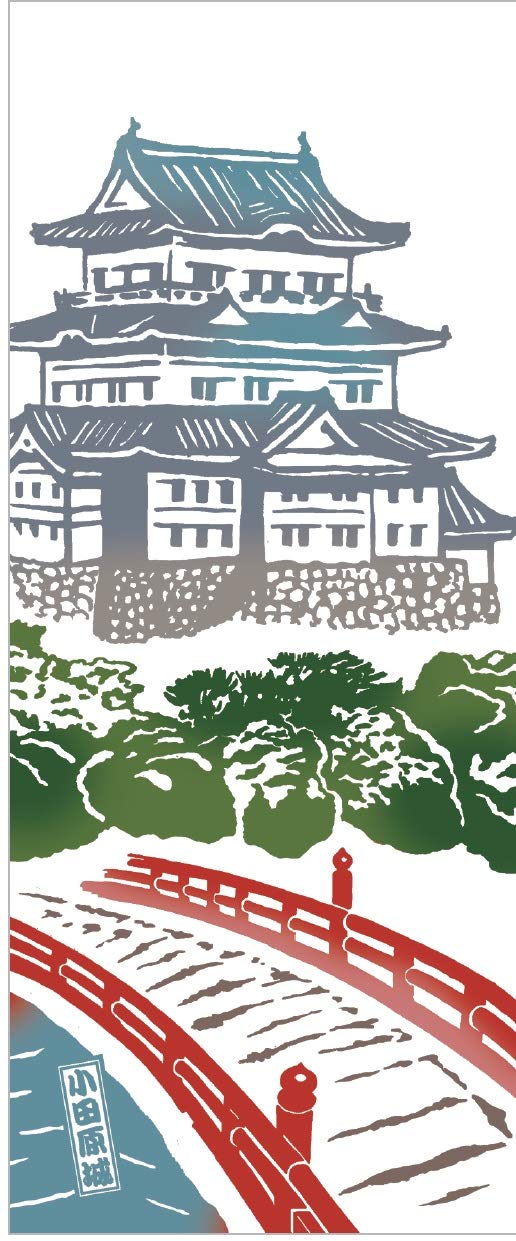 

Tenugui Odawara Castle Hand-dyed (hand towel) -