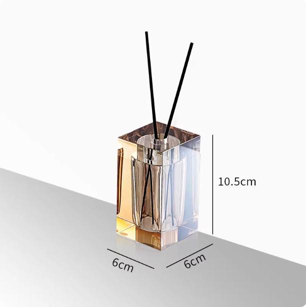Bathroom Crystal Glass Toothpick Dispenser, Cotton Swab Box, Toothpick Holder, Dental Floss Storage Jar Teeth, Household Items
