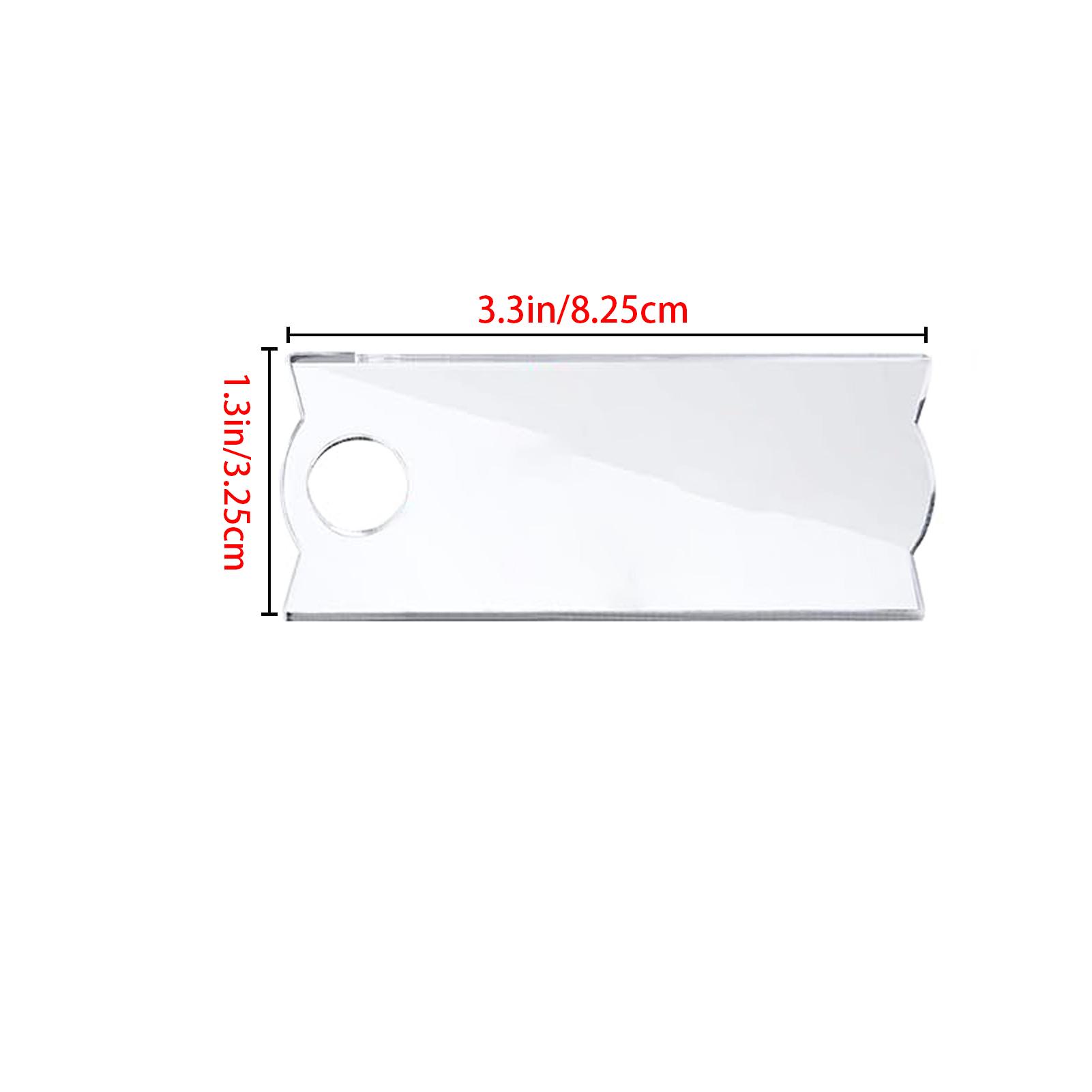 

Color Blanks Acrylic Name Plate for 40 Oz Stanley Cups,Name Tag Blank Compatible with Stanley Tumbler Topper Lid Accessories 12PCS