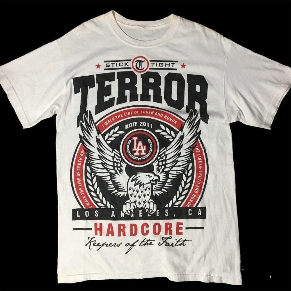 Классическая группа Terror Подарок для фанатов Мужская S-235XL Футболка 14D420 Унисекс Футболка L