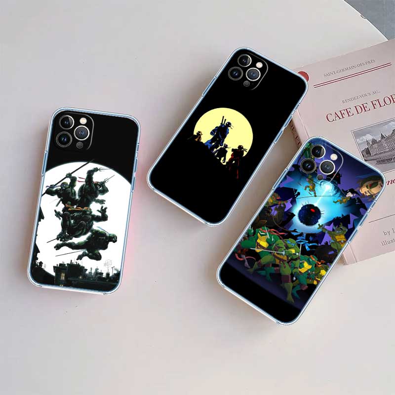 RE61 TMNT Transparent Phone Case for Samsung Galaxy A04 A04S A14 A23 A34 A54 M23 M33 M52 M53