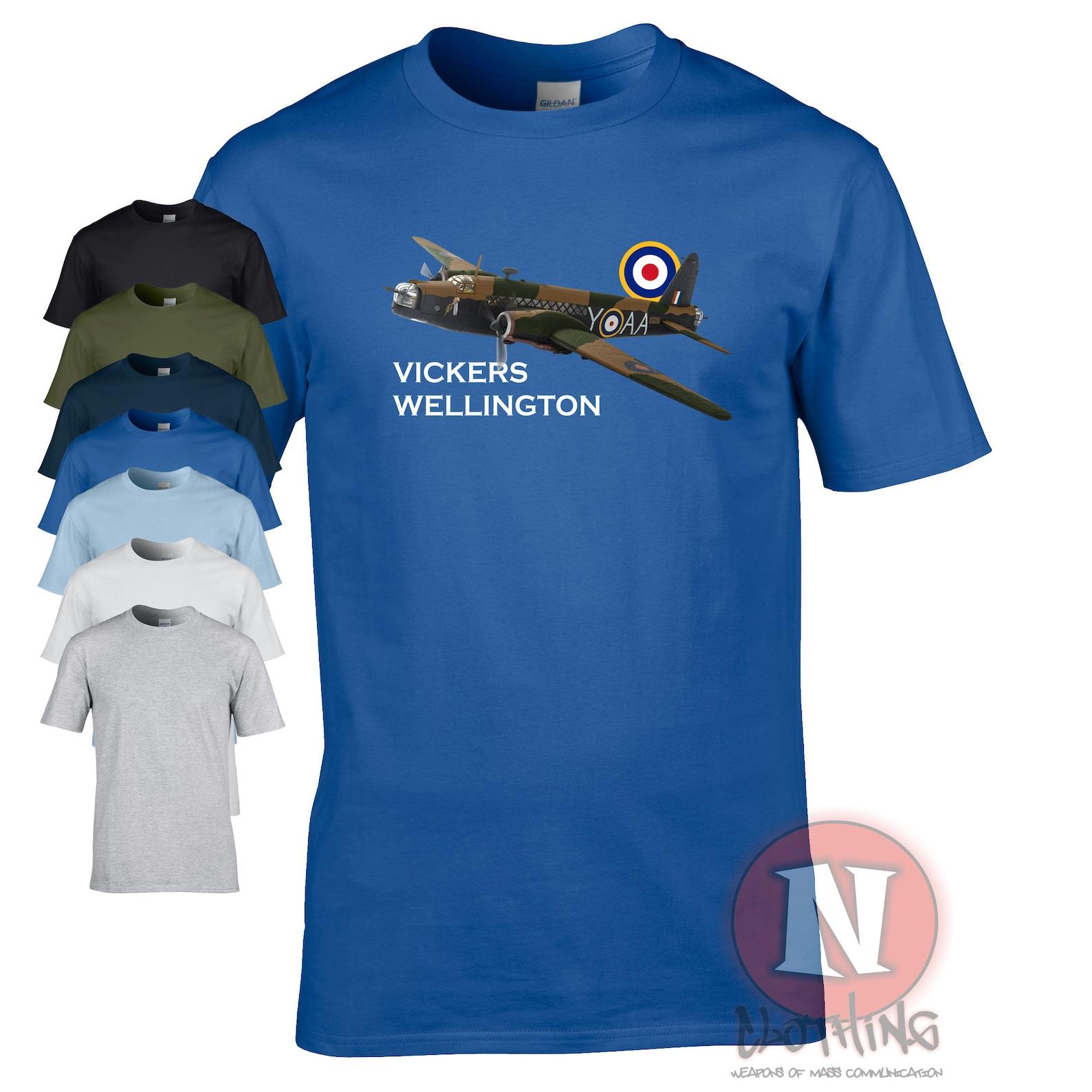 Vickers Wellington bomber T-Shirt. The legendary World War 2 RAF aircraft S