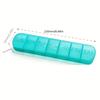 Weekly Pill Case Portable 7 Days Medicine Tablet Box Travel Drugs Storage Organizer Vitamin Fish Oil Compartments Packaging Case