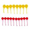 400Pcs/Box Fishing Float Ball Mini Soft TPR Hook Lure Ball Bionic Tadpole