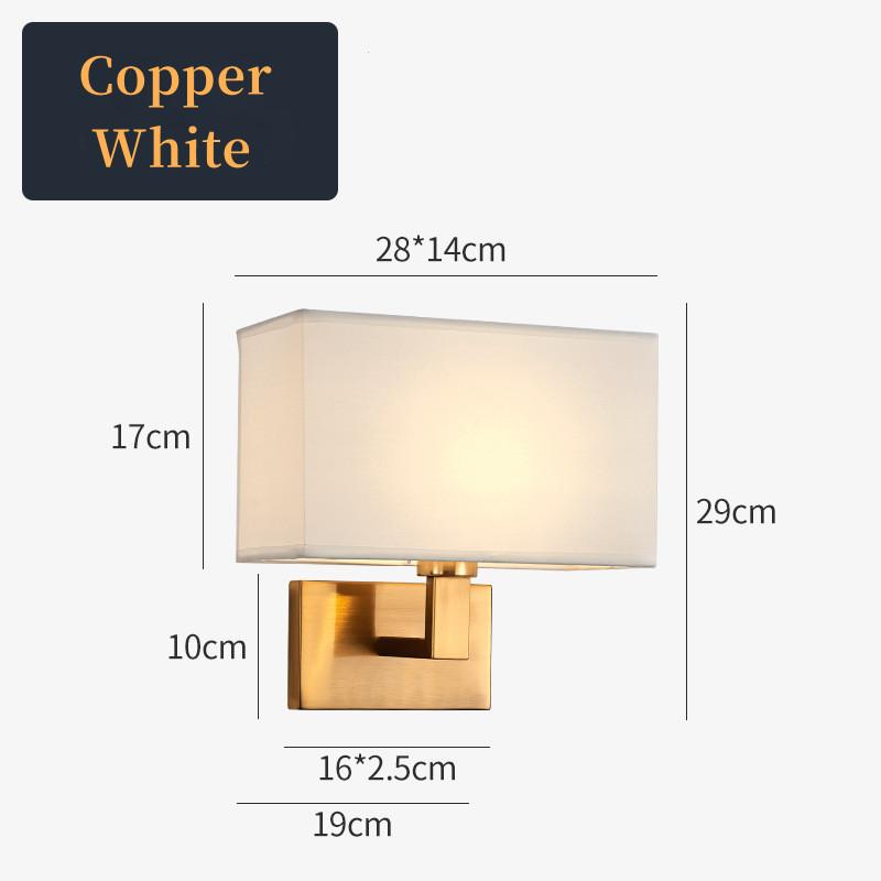 

Настенный светильник для спальни, современный, 12 Вт, прикроватный светодиодный настенный светильник, скандинавский, для гостиной, внутреннего коридора, E27 12w&Warm White (2700-3500K)