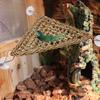Reptile Lizard Hammock Hamster Reptile Grass Mat Pet Bed with Suction Cup Swing Pet Reptile Hanging Bed Mat Hanging Bed