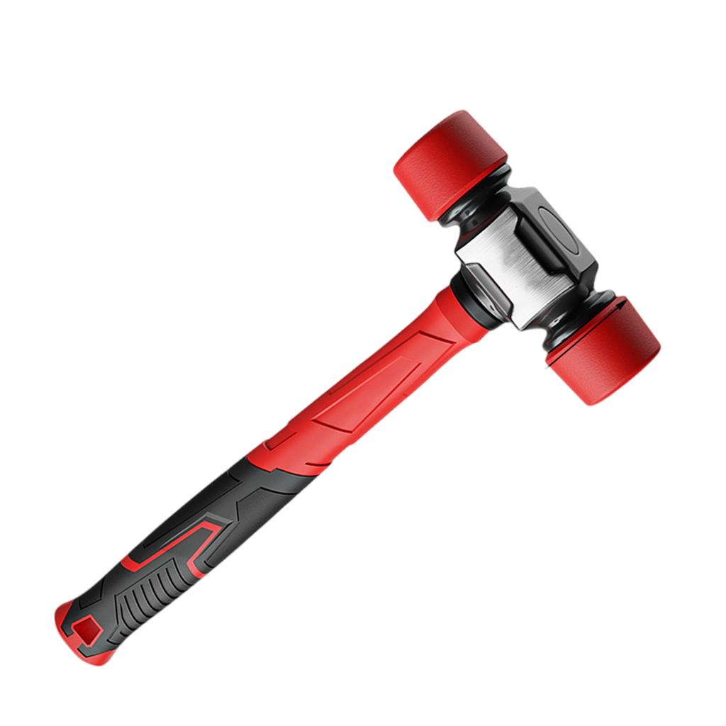 Ciocane de Cauciuc Ciocan Mâner din Fibră Absorbant de Șoc Instrument de Instalare Pardoseală Pentru Picheți Cort Camping și Prelucrarea Lemnului