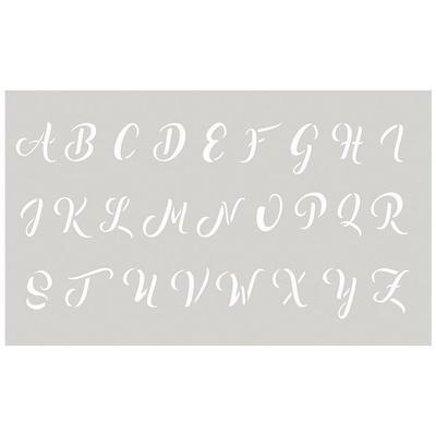 Stencil 12 X 20 Cm - Capital Alphabet No. 3
