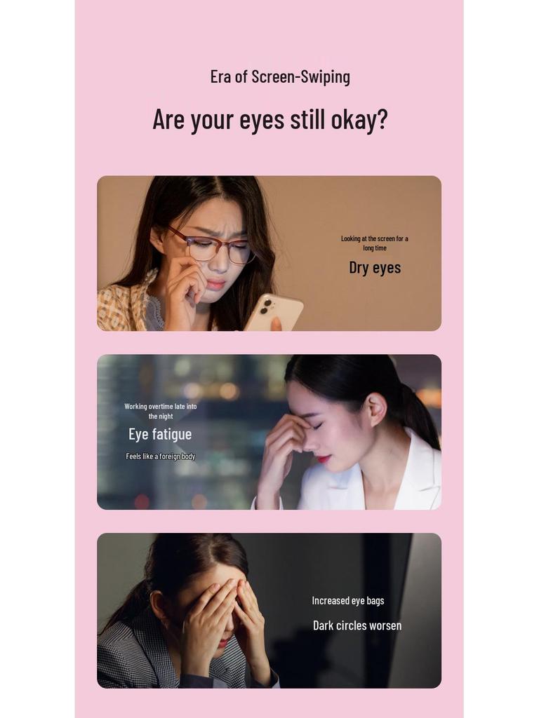 Yeni Göz Bakım Cihazı: Soğuk/Sıcak Kompres, Nemlendirici Krem, Kuru ve Yorgun Gözler İçin Buhar Spreyi