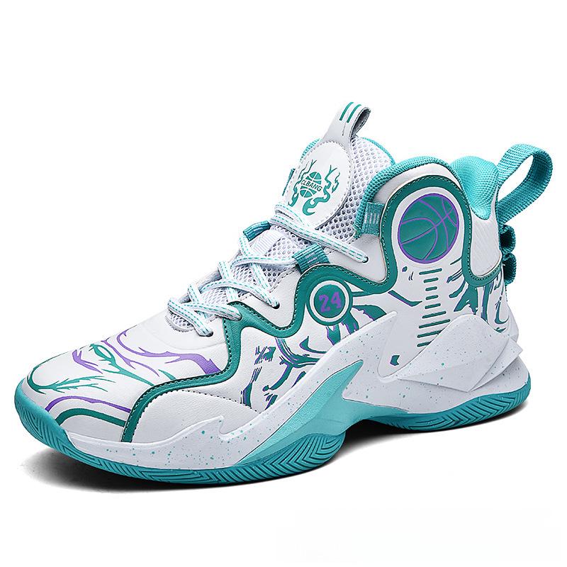 Winter Style Anti-Slip Leather Waterproof Basketball Sneakers for Couples