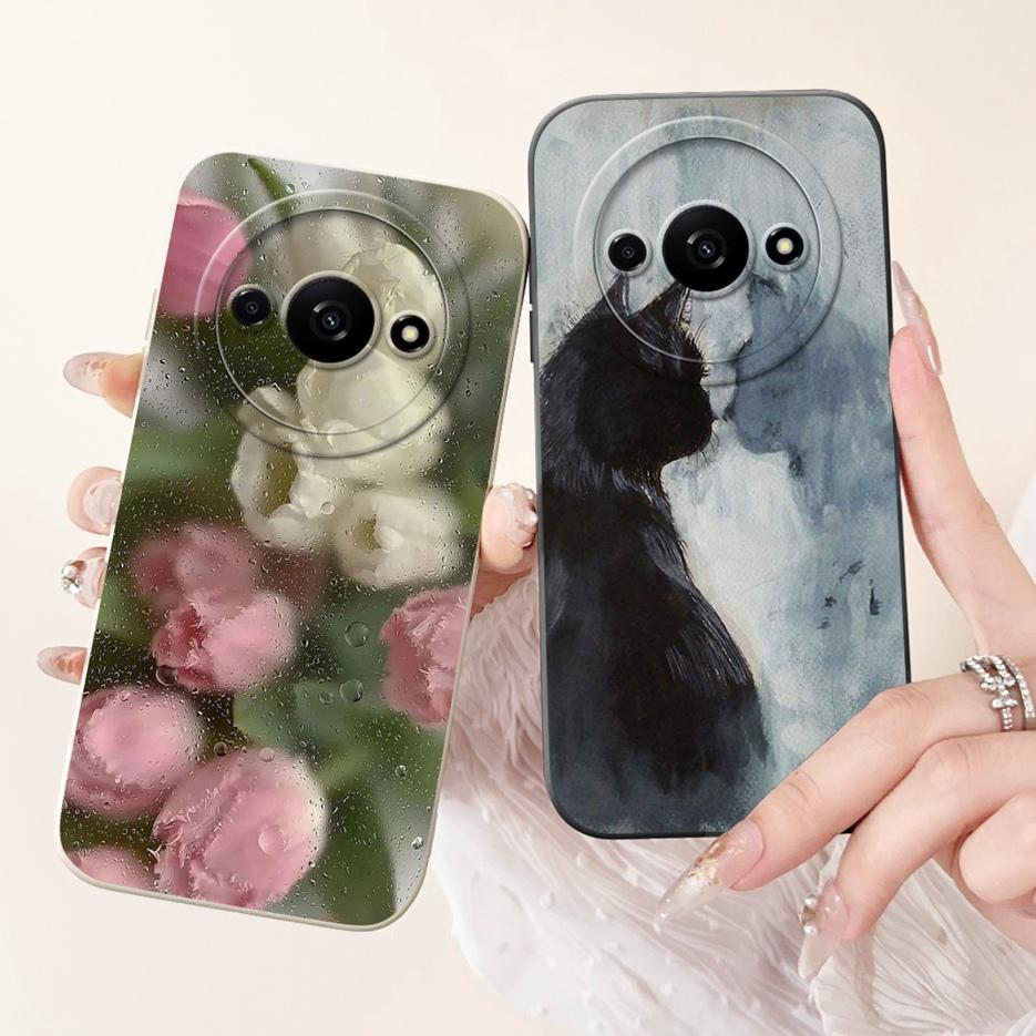 For Xiaomi Redmi A3 A3x Case RedmiA3 Pro Unique Candy Painted Cover Matte Soft TPU Phone Case For Redmi A3 Pro RedmiA3 A3x Shell