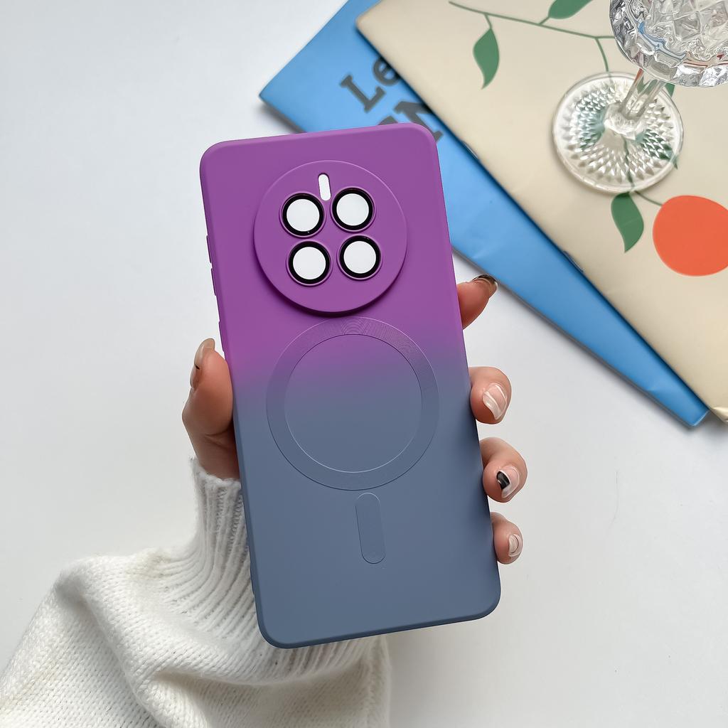 Applicable to Huawei mate11pro magnetic mobile phone case gradual change liquid 11/11 with its own lens film all-inclusive protective case