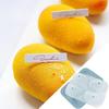 3D Mango Silicone Mold 4-Cavity Food Grade Mousse Cake Molds Chocolate Mousse Cake Mould Mango Stuffing Chocolate Molds