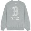 New MLB Boston Red Sox RED SOX Sweatshirt Unisex Gray 3AMTB0551-43MGS