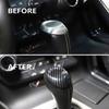 Carbon Fiber style Gear Shift Knob Head Cover Trim for Chevrolet Corvette C7