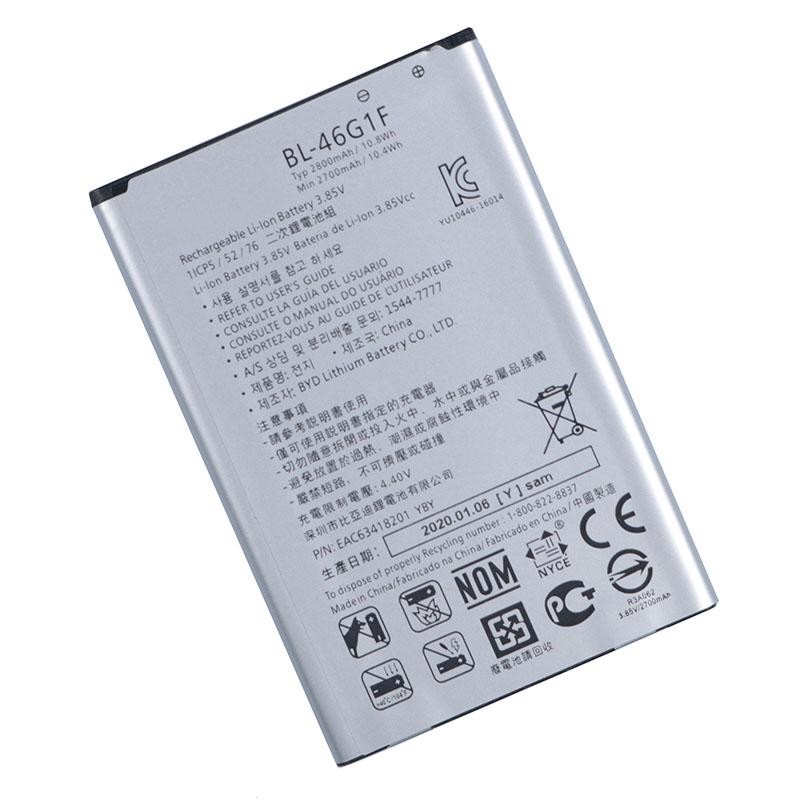 Original K20 Phone Battery For LG K425 K428 K430H 2800mAh 2017 Version BL-46G1F