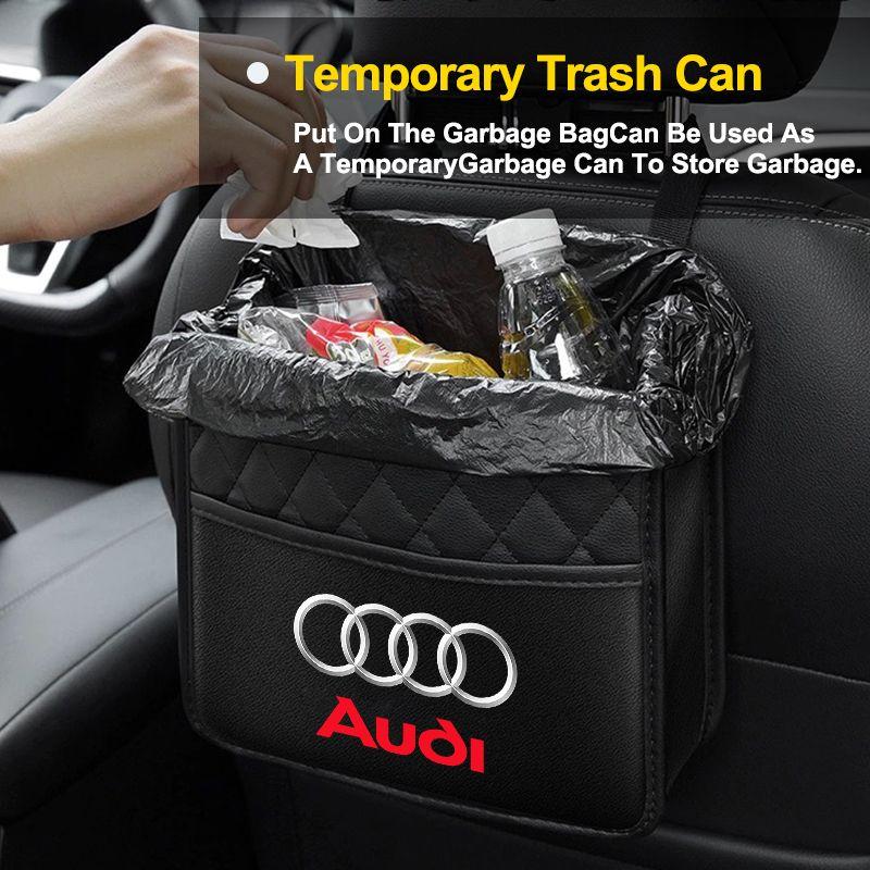 Car Storage Bag Multi-function Seat Back Storage Pocket Suspension for Audi Q3 Q5L Q7 Q2L S4 S5 S6 S7 S8 TT RS3 RS4 A6L A4L A3 A4 A7 A5 8P 8V 8L R8
