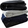 LangSha Men's Long Pants, Winter Flannel Warm Fleece-Lined Thick Coral Fleece Trousers, Home Pants, Black, 3XL