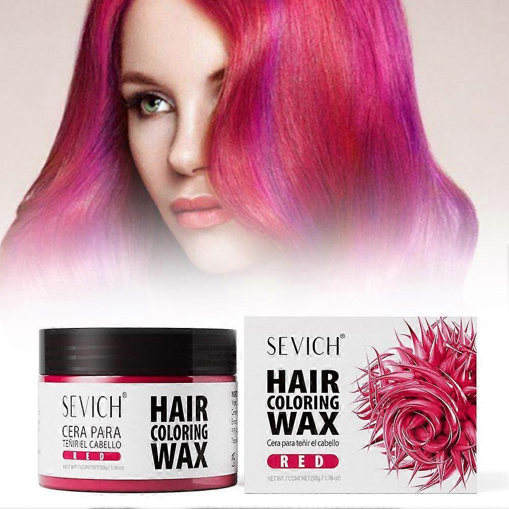 Sevich Disposable Colored Hair Mud Quick Styling Hair Wax 9 Colors Hair Cream for Men & Women