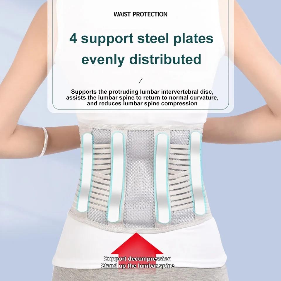 Selbsterwärmender und druckreduzierender Hüftgurt für den unteren Rücken, Stützhalterung für die Bandscheibe der Wirbelsäule