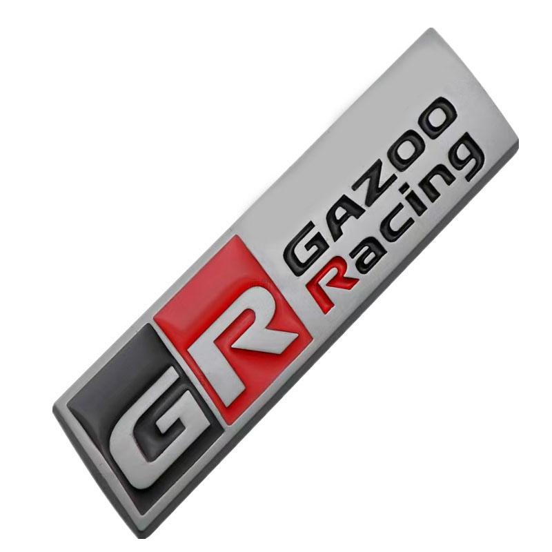 3D Metal GR Sticker Car Trunk Sports Decoration Suitable For Yaris Corolla Camry C-HR Modification Accessories