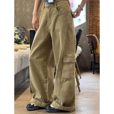 Unique, Super Stylish, Trendy, Casual, Slimming, Straight-Leg, Loose-Fitting Cargo Pants for Women, 2026 New Model, This Year's Hot Trend