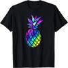 Hawaii Sonnenuntergang Retro Swinger Ananas Upside Down Ananas T-Shirt