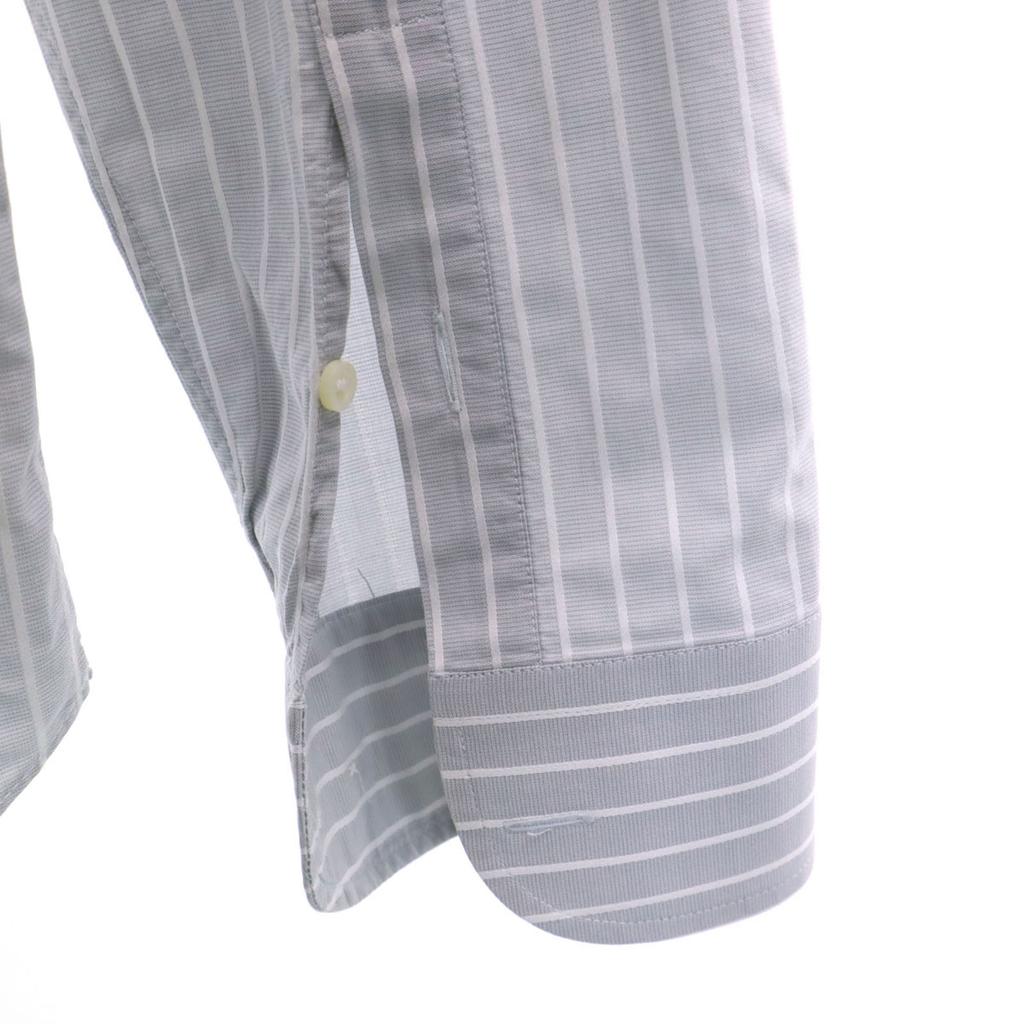 ARMANI COLLEZIONI Long sleeve Cotton shirt 41 Gray Men's Used