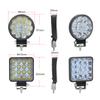 1PCS Led Work Light 14/16LED 42W 48W 63W 96W 6000K 2835 MINI Square Circle Flash White Yellow LED Driving Fog Lamp Bar 12V 24V