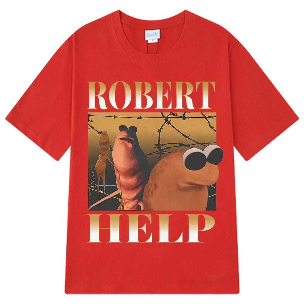 2025 Summer Marcus The Worm I Dont Like This Rock Funny Men Harajuku Shortsleeved Cotton Hiphop Casual Breathable Tshirts