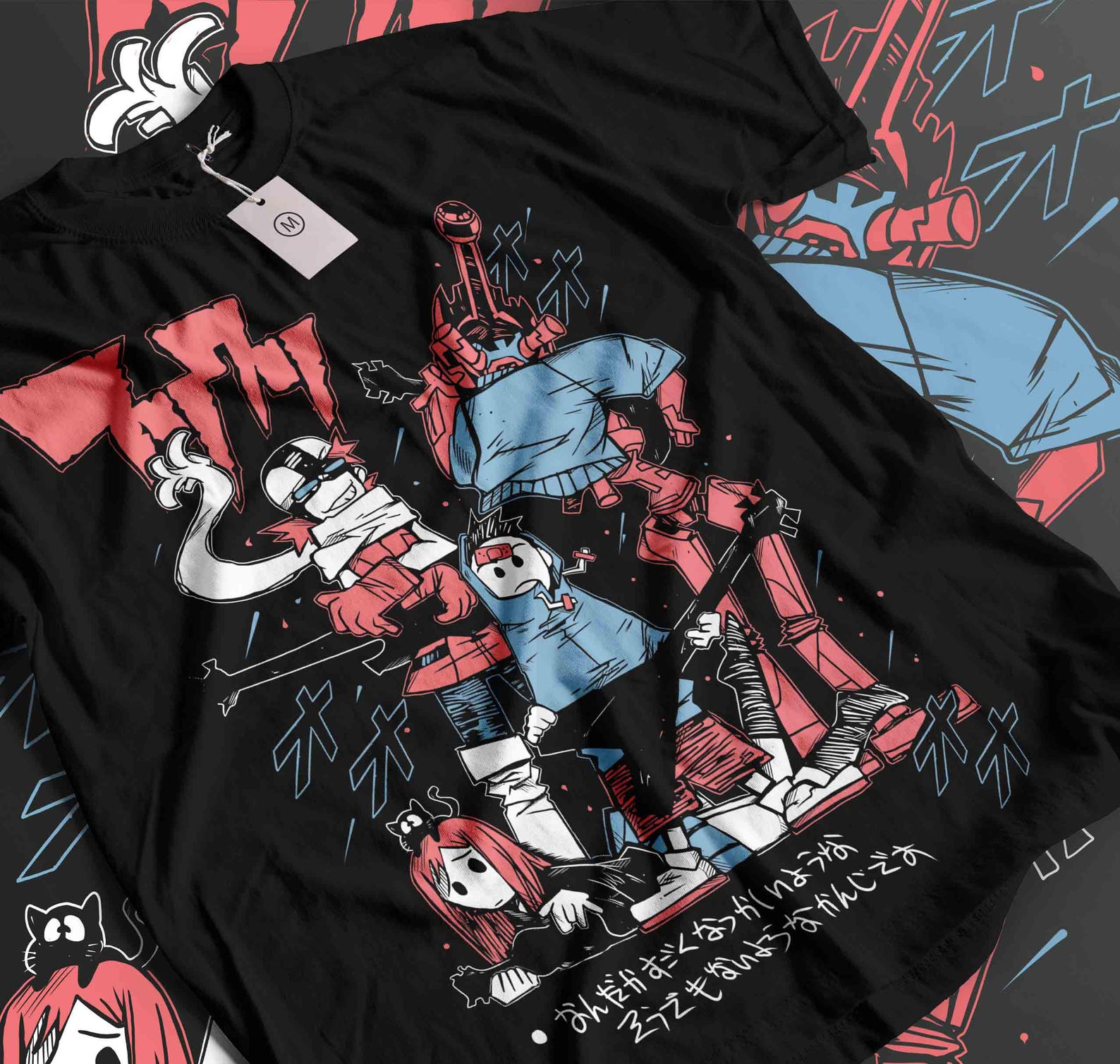 Haruko Haruhara Unisex Heavy Cotton Tee -flcl Shirt,flcl Tshirt,flcl T Shirt,fooly Cooly Shirt,anime Shirt,anime XL