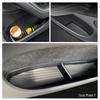 4pcs/Set Door Side Storage Box Door Handle Armrest Tray Organizer For Tesla Model 3 Model Y   2022 Front Rear