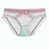 CINOON Perizoma Sexy Trasparente da Donna Basso con Bordi in Pizzo Fiocco Mutandine Ultra-Sottili Traspiranti Dolci & Seducenti Biancheria Intima Quotidiana