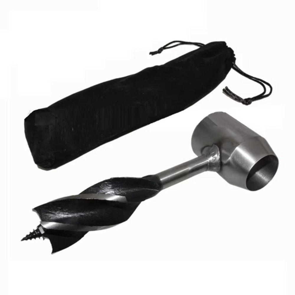 Hand Drill Outdoor Carpenter Drill Bits Portable Manual Auger Drill Survival Woodworking Tool