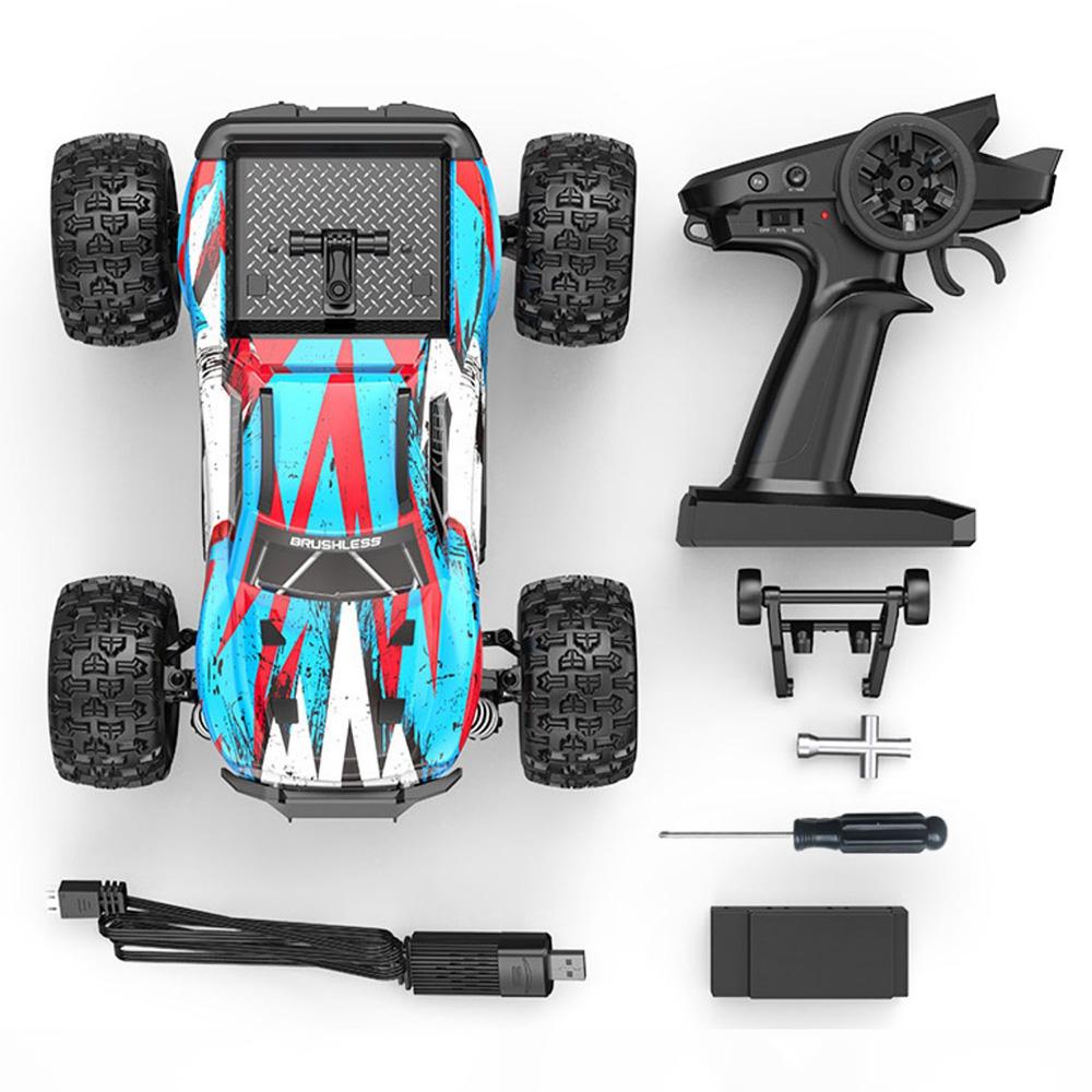 MJX 16208/16209/16210 RC Car 2.4G 4WD Remote Control Off-Road Vehicle Brushless High-Speed Racing Climbing Crawler 2S 3S Battery