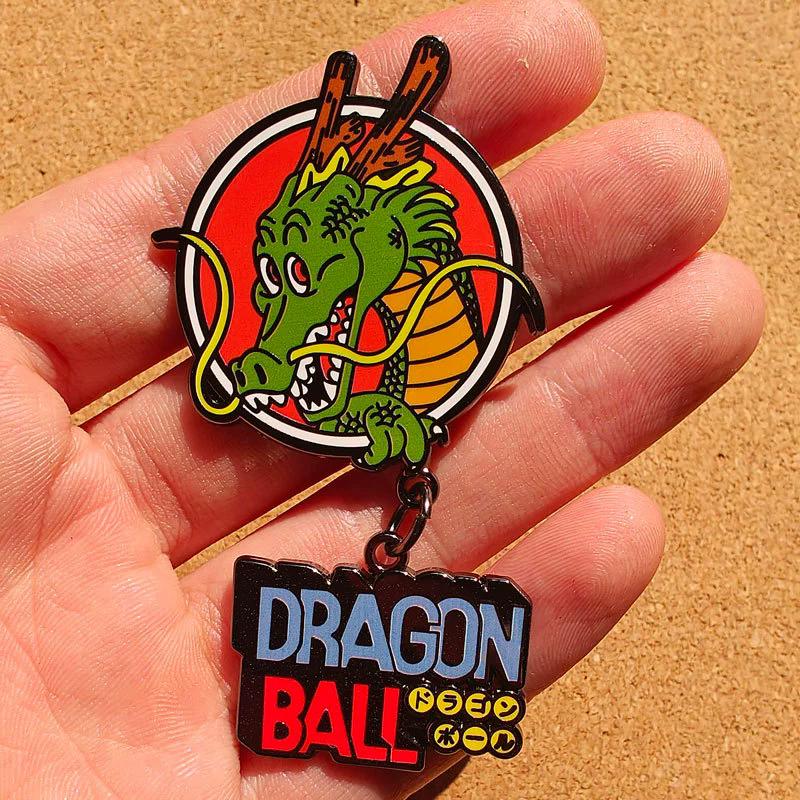Anime Dragon Ball Enamel Pins Goku Dragon Super Saiyan Brooches Backpacks Clothing Jewelry Metal Badge Accessories Gifts
