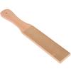 Leather Sharpening Strop Wood Handle Double Sided Home Sharpening Tool 28 X 4 X 15.5cm